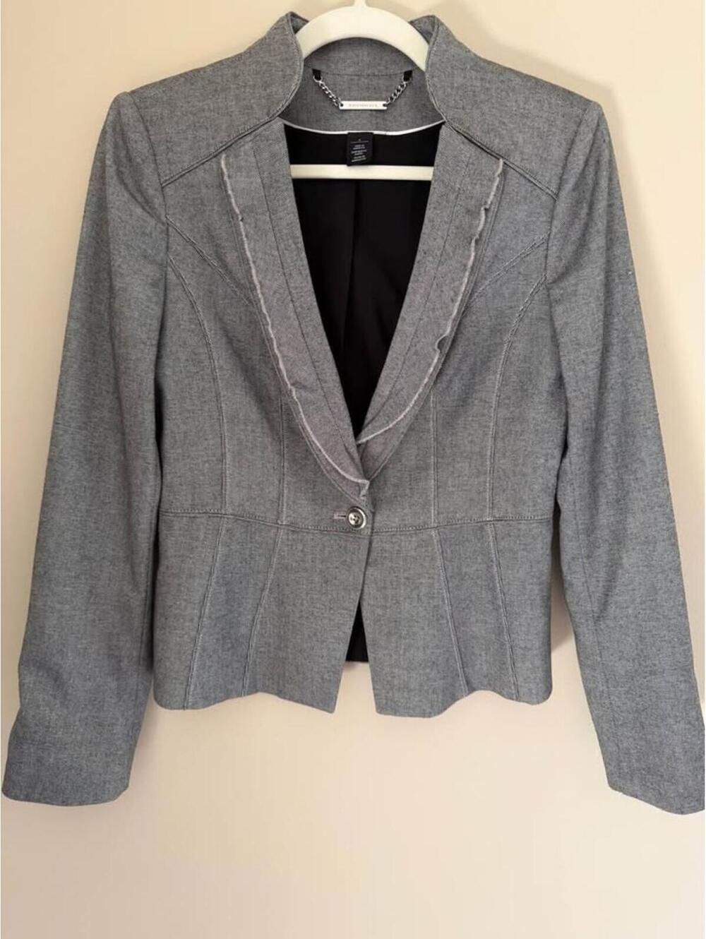 WHBM Gray Blazer